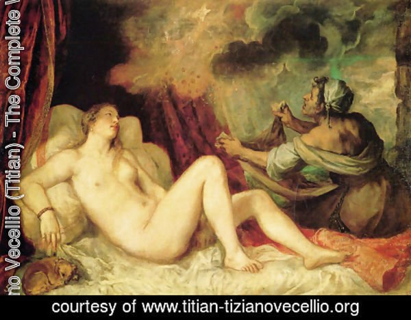 Tiziano Vecellio (Titian) - Danae