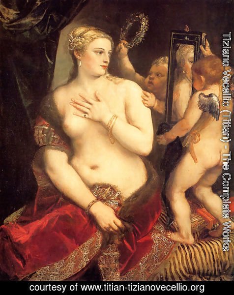 Tiziano Vecellio (Titian) - Venus in front of the mirror