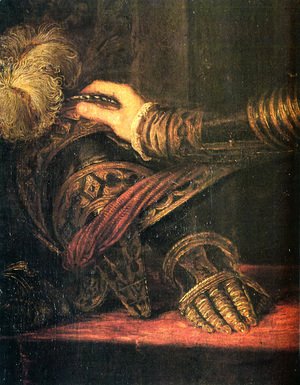 Tiziano Vecellio (Titian) - Philipp II, as Prince [detail: 1]