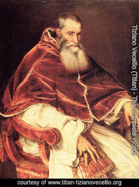 Tiziano Vecellio (Titian) - Pope Paul