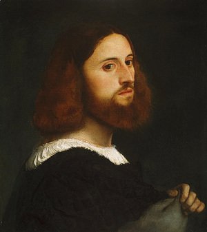 Tiziano Vecellio (Titian) - Portrait of a Man