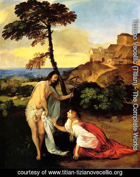 Tiziano Vecellio (Titian) - Noli me Tangere (Do Not Touch Me)