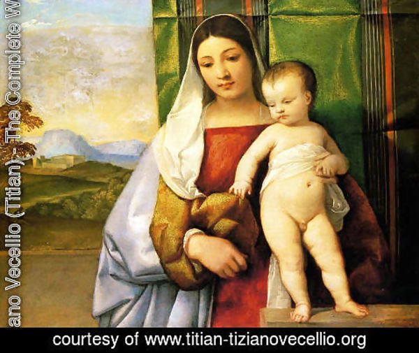 Tiziano Vecellio (Titian) - The Gipsy Madonna