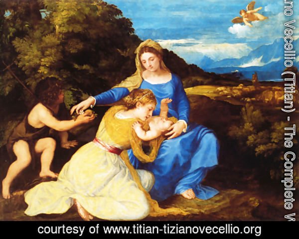 Tiziano Vecellio (Titian) - Aldobrandini Madonna