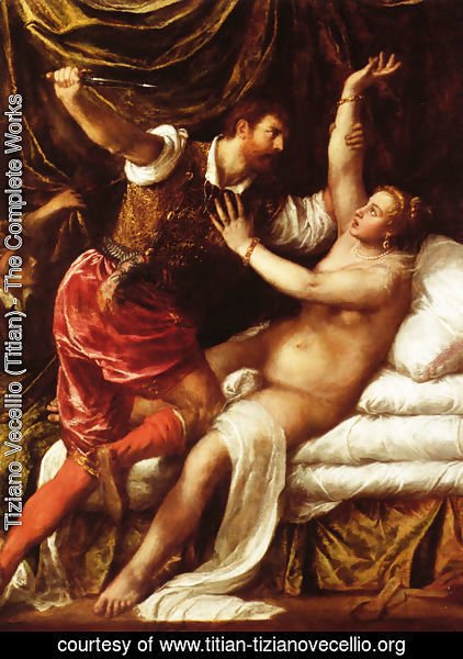 Tiziano Vecellio (Titian) - Tarquin and Lucretia 2