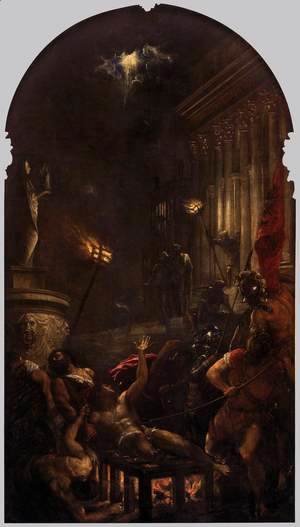Tiziano Vecellio (Titian) - Martyrdom of St. Lawrence