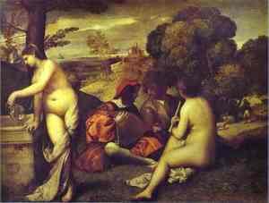 Tiziano Vecellio (Titian) - Concert Champetre