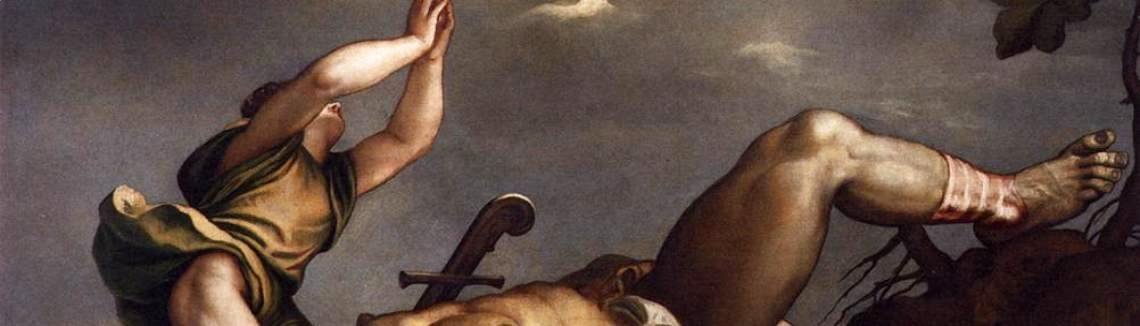 Tiziano Vecellio (Titian) - David and Goliath