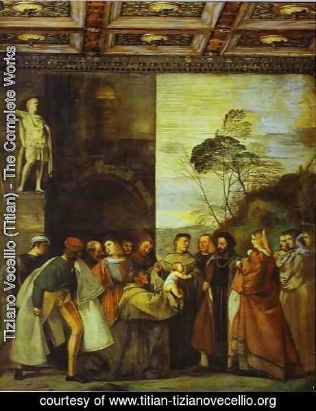 Tiziano Vecellio (Titian) - The Miracle of the Newborn Child