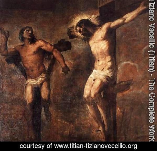 Tiziano Vecellio (Titian) - Christ and the Good Thief