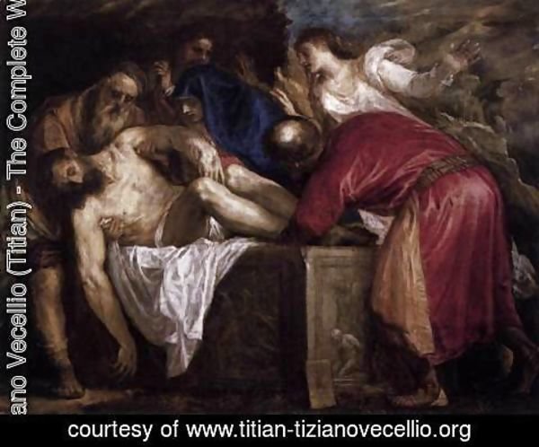 Tiziano Vecellio (Titian) - Entombment