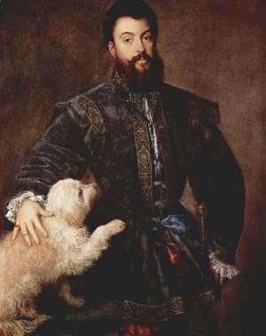 Tiziano Vecellio (Titian) - Federico Gonzaga, Duke of Mantua