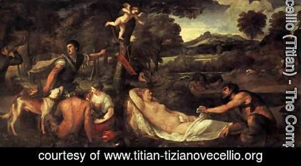 Tiziano Vecellio (Titian) - Jupiter and Antiope (Pardo Venus)