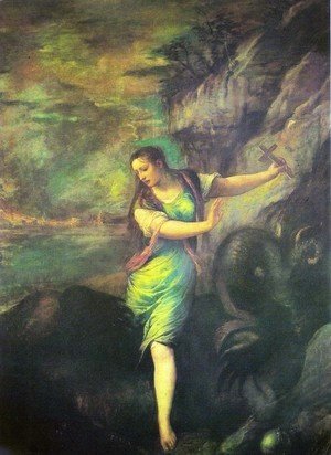 Tiziano Vecellio (Titian) - Margarita