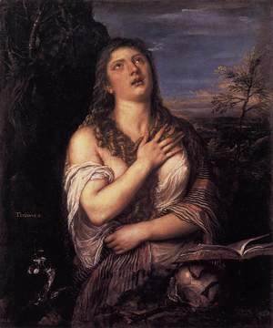 Tiziano Vecellio (Titian) - Penitent St Mary Magdalene