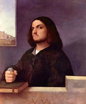 Tiziano Vecellio (Titian) - Portrait of a Venetian nobleman