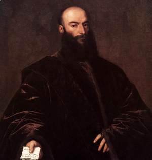 Tiziano Vecellio (Titian) - Portrait of Jacopo (Giacomo) Dolfin