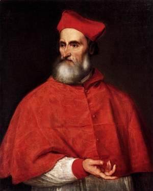 Tiziano Vecellio (Titian) - Portrait of Pietro Bembo