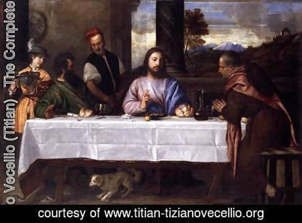 Tiziano Vecellio (Titian) - Supper at Emmaus