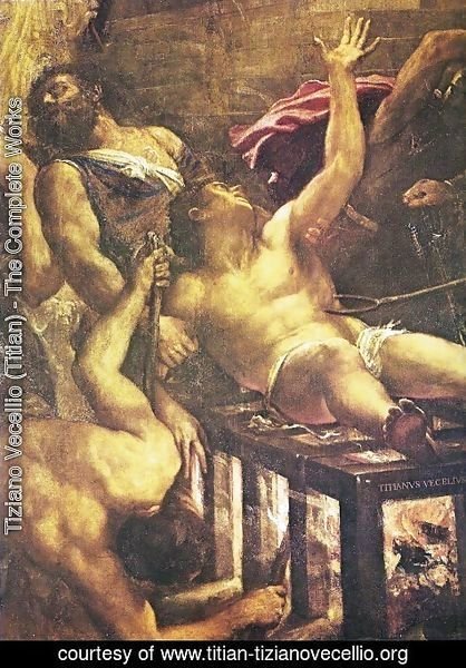 Tiziano Vecellio (Titian) - Martyrdom of St. lorenzo (detail)
