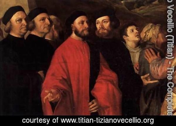 Tiziano Vecellio (Titian) - Presentation of the Virgin at the Temple (detail 6)