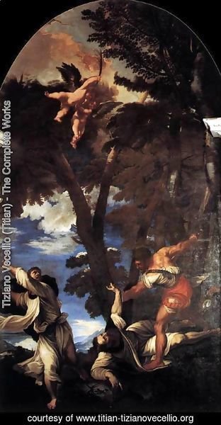 Tiziano Vecellio (Titian) - The Death of St Peter Martyr 2