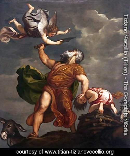 Tiziano Vecellio (Titian) - Sacrifice of Isaac 2