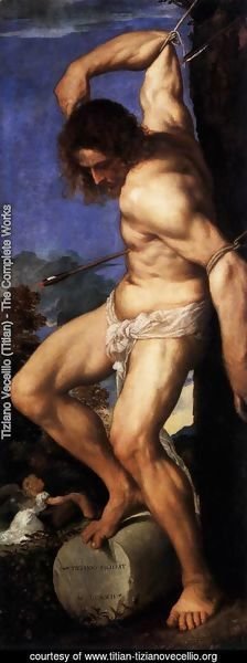 Tiziano Vecellio (Titian) - Polyptych of the Resurrection St Sebastian