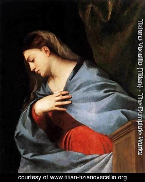 Tiziano Vecellio (Titian) - Polyptych of the Resurrection Virgin Annunciate