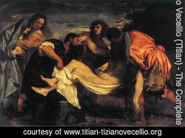Tiziano Vecellio (Titian) - Entombment of Christ 2
