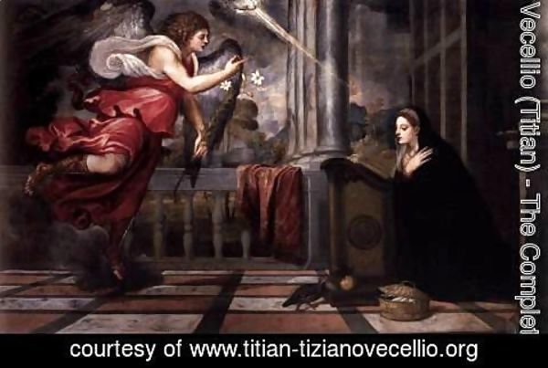 Tiziano Vecellio (Titian) - Annunciation
