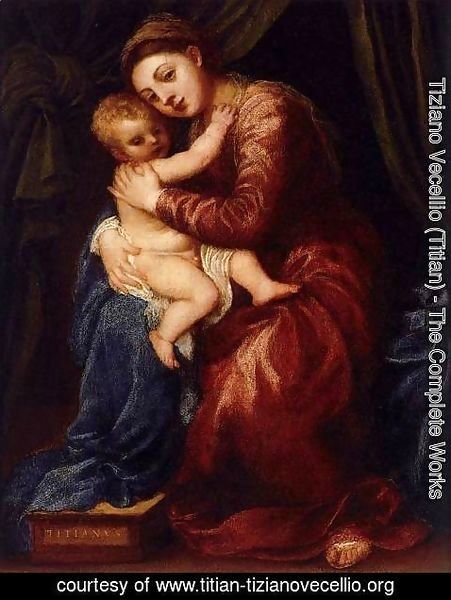 Tiziano Vecellio (Titian) - Virgin and Child 2