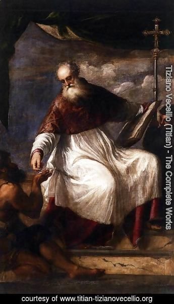 Tiziano Vecellio (Titian) - St John the Almsgiver