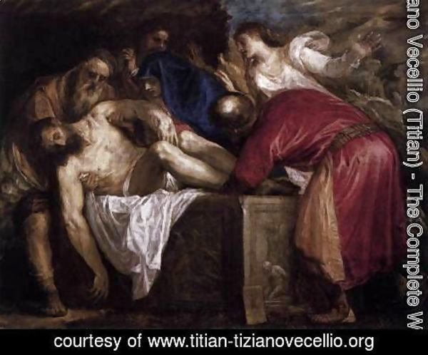 Tiziano Vecellio (Titian) - Entombment 2