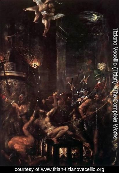 Tiziano Vecellio (Titian) - Martyrdom of St Lawrence 2
