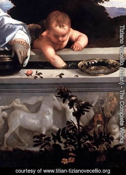 Tiziano Vecellio (Titian) - Sacred and Profane Love (detail)