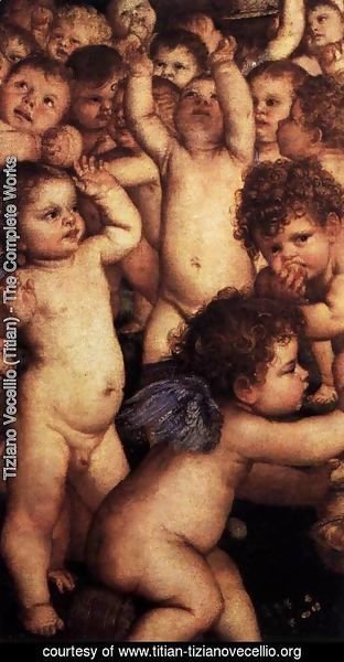 Tiziano Vecellio (Titian) - The Worship of Venus (detail) 2