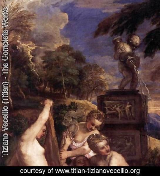 Tiziano Vecellio (Titian) - Diana and Callisto (detail) 2