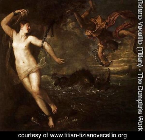 Tiziano Vecellio (Titian) - Perseus and Andromeda