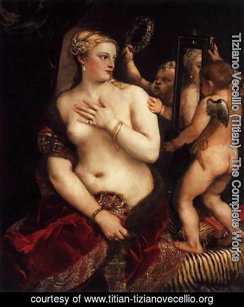 Tiziano Vecellio (Titian) - Venus with a Mirror