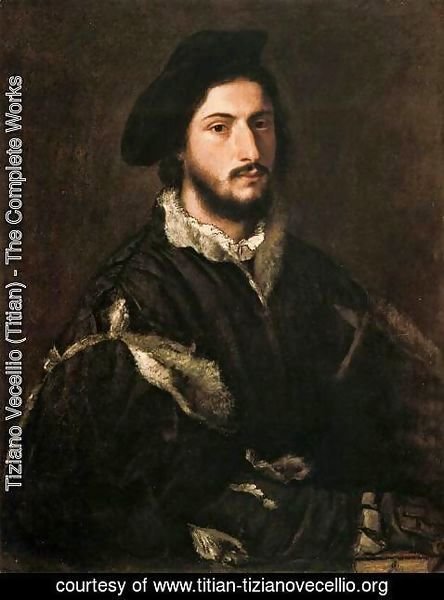 Tiziano Vecellio (Titian) - Portrait of Tomaso or Vincenzo Mosti