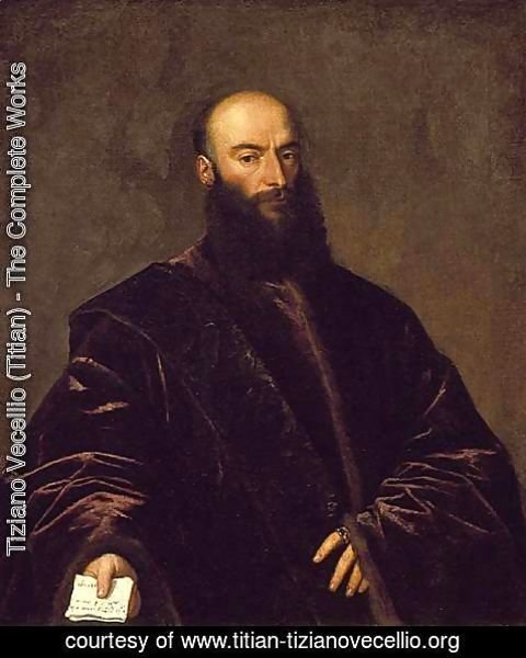 Tiziano Vecellio (Titian) - Portrait of Jacopo (Giacomo) Dolfin 2