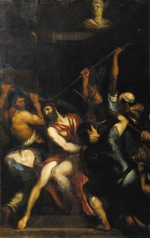 Tiziano Vecellio (Titian) - The mocking of Christ