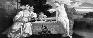 Tiziano Vecellio (Titian) - Sacred And Profane Love 2