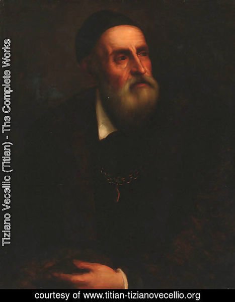 Portrait of the Artist, half-length in a black coat