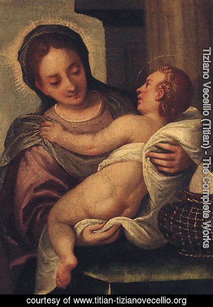 Tiziano Vecellio (Titian) - The Madonna and Child