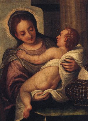 Tiziano Vecellio (Titian) - The Madonna and Child