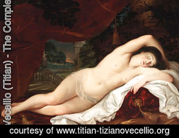 Tiziano Vecellio (Titian) - The sleeping Venus