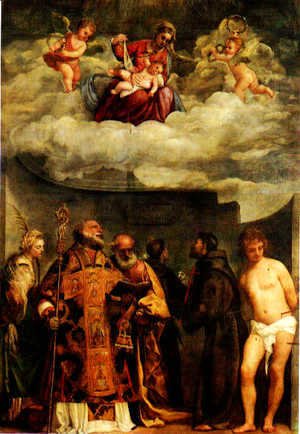 Tiziano Vecellio (Titian) - Madonna Of Frari