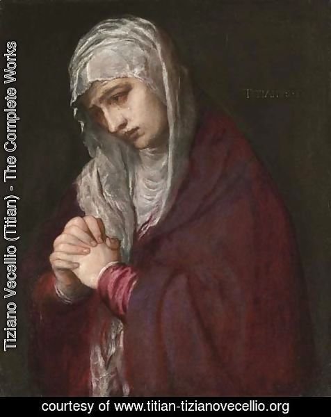 Tiziano Vecellio (Titian) - The Mater Dolorosa